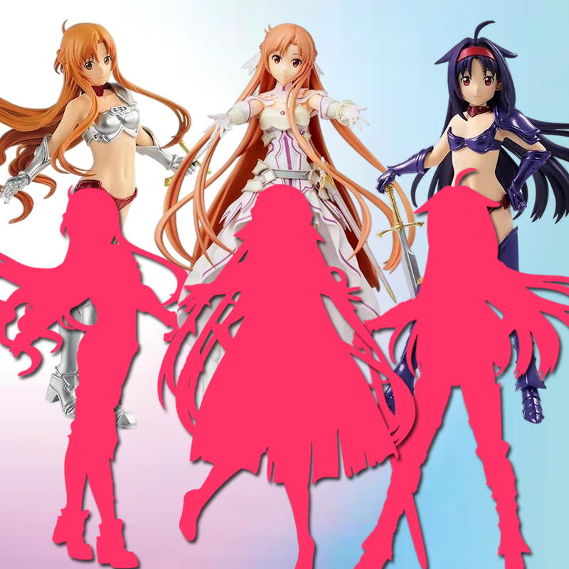 Resin Art Online - プレミアムカスタムハンドメイドフィギュア ソードアート・オンライン 女の子 アスナ リーファ 鞍田