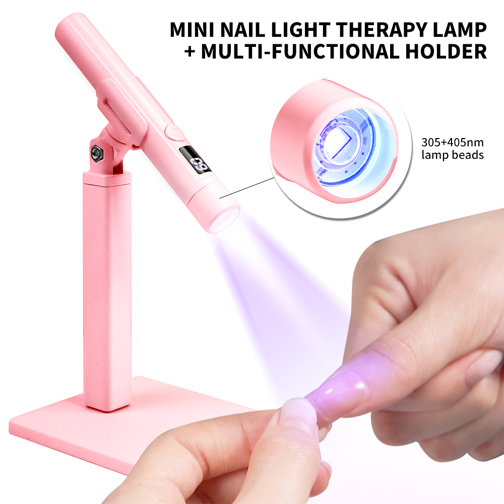 Resin Art Uv Light - ポータブルネイル UV LED ランプ充電式爪用ジェルポリッシュ乾燥樹脂クイック UV ライトランプネイルアートデスクスタンド取り外し可能