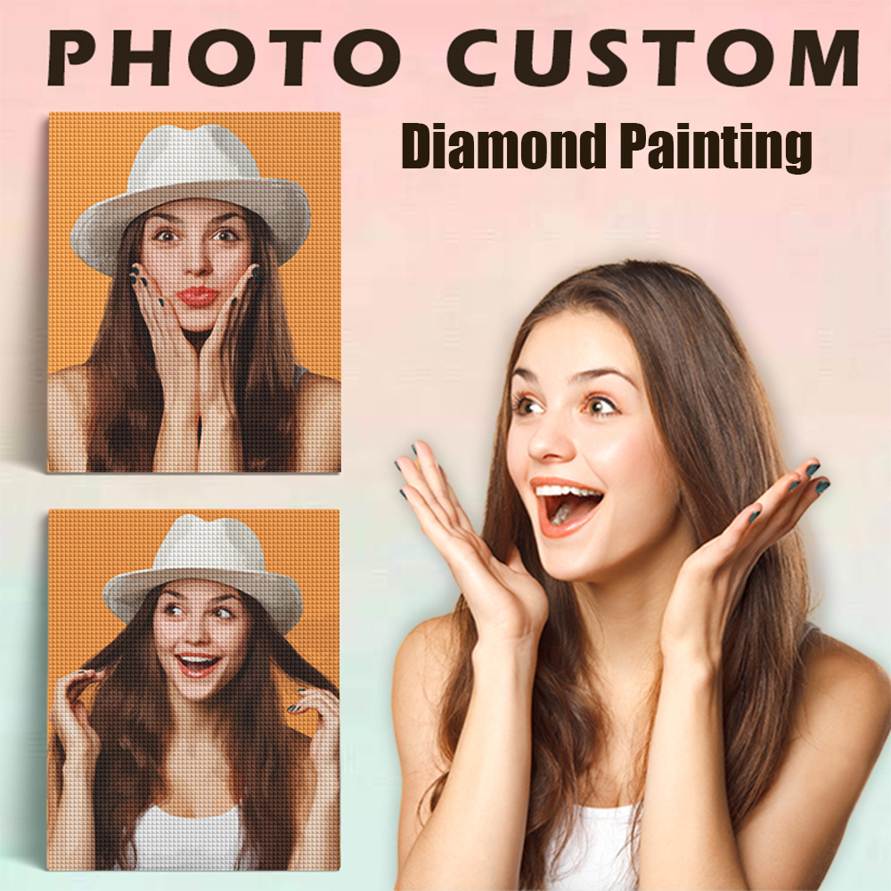 Resin Art Products - Evershine フルスクエアラウンドダイヤモンド絵画写真カスタム DIY アクリルクラフト用品ダイヤモンドモザイクホーム寝室の壁アートワーク
