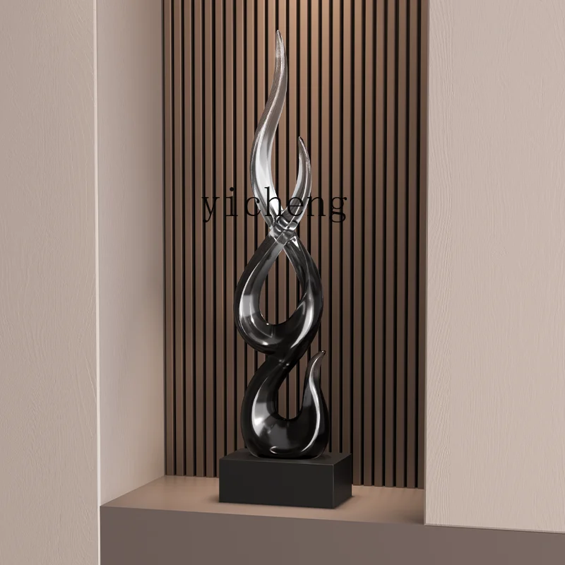 Resin Art Meaning - b11-7.1 高級感のあるニッチな装飾品、細いポーチ用の美術彫刻、リビングルームに最適