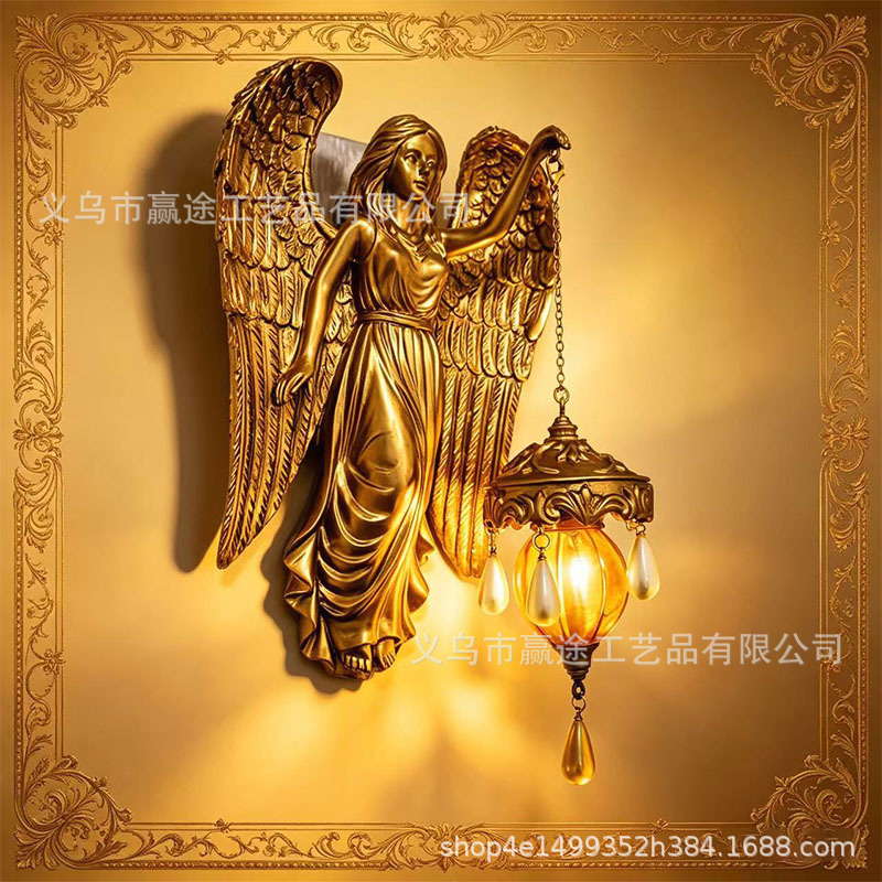 19 センチメートル樹脂マーメイドウォールランプナイトライト - Resin Art Lamp のレビューと価格