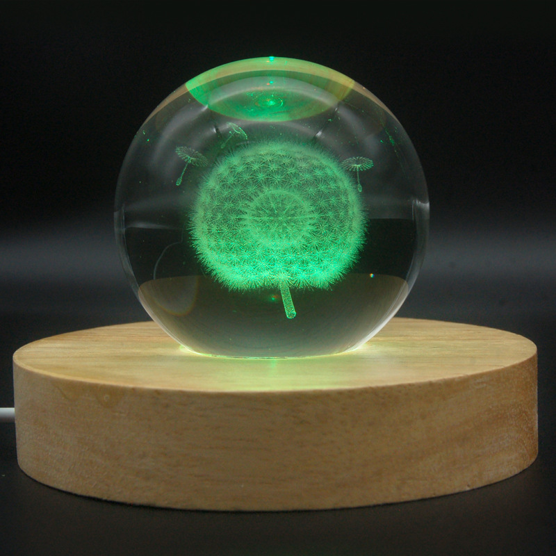 樹脂アートディスプレイラウンドウッドカラフルな LED ライ - Resin Art Lamp のレビューと価格