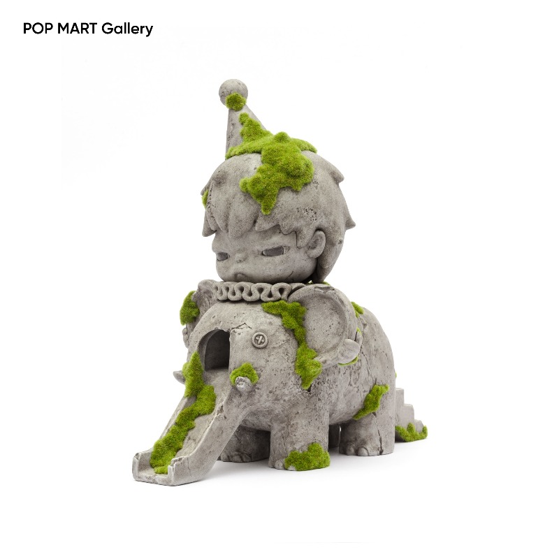 POP MART ヒロノ エレファントスライド レジンアート - Resin Art Sculptures のレビューと価格