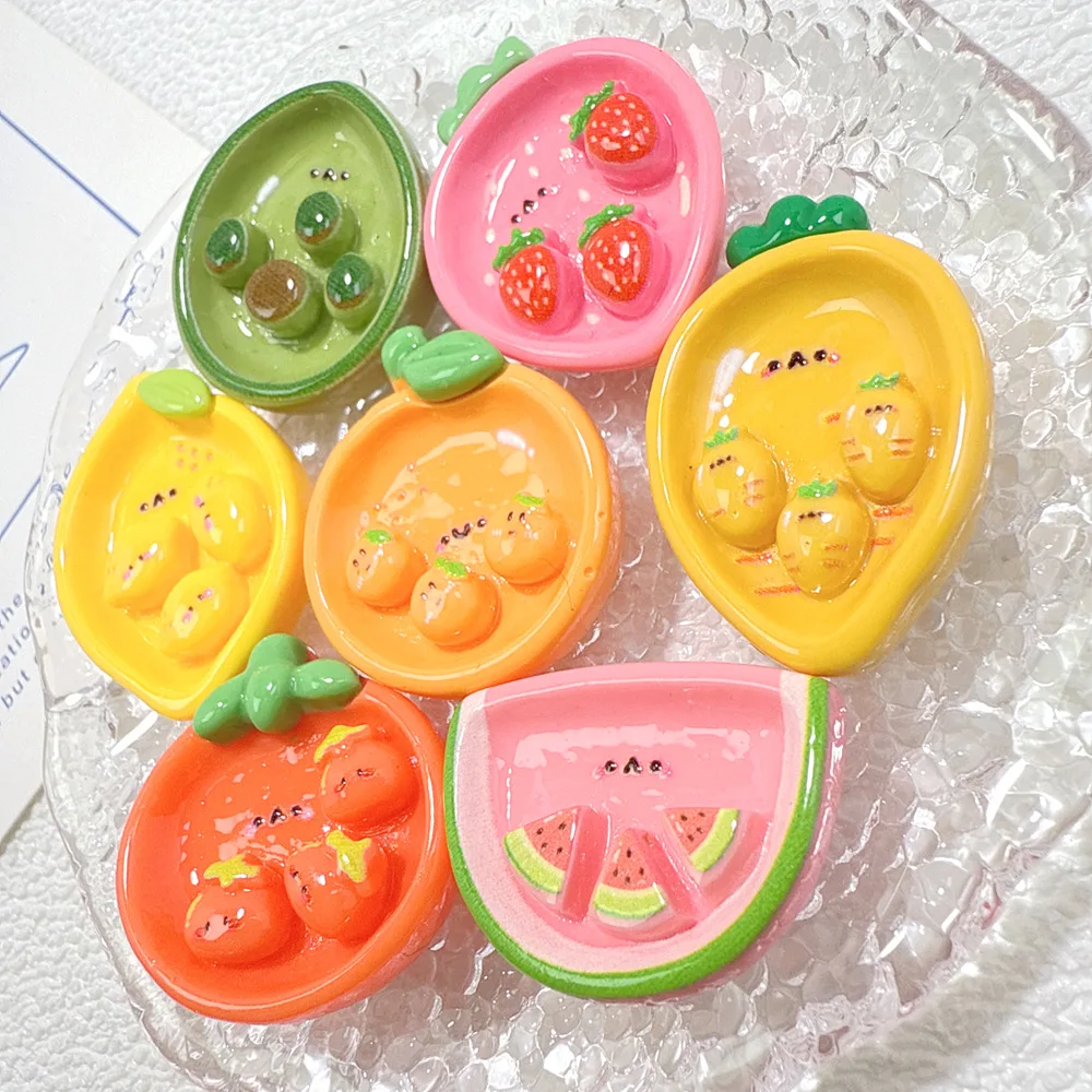 樹脂製のかわいいフルーツプレートミニチュアフラットバックチャ - Resin Art Phone Case のレビューと価格