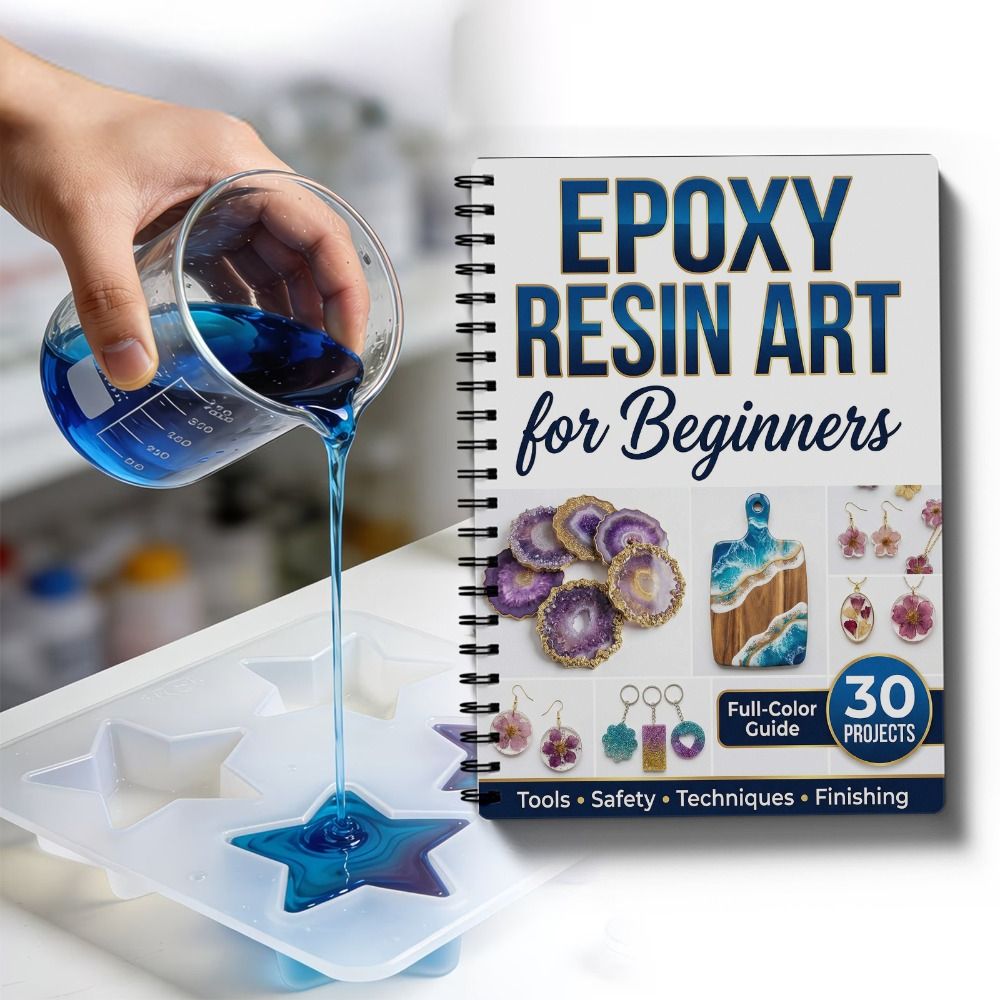ステップバイステップ エポキシ樹脂アートハンドブック イラス - Resin Art Tutorial のレビューと価格