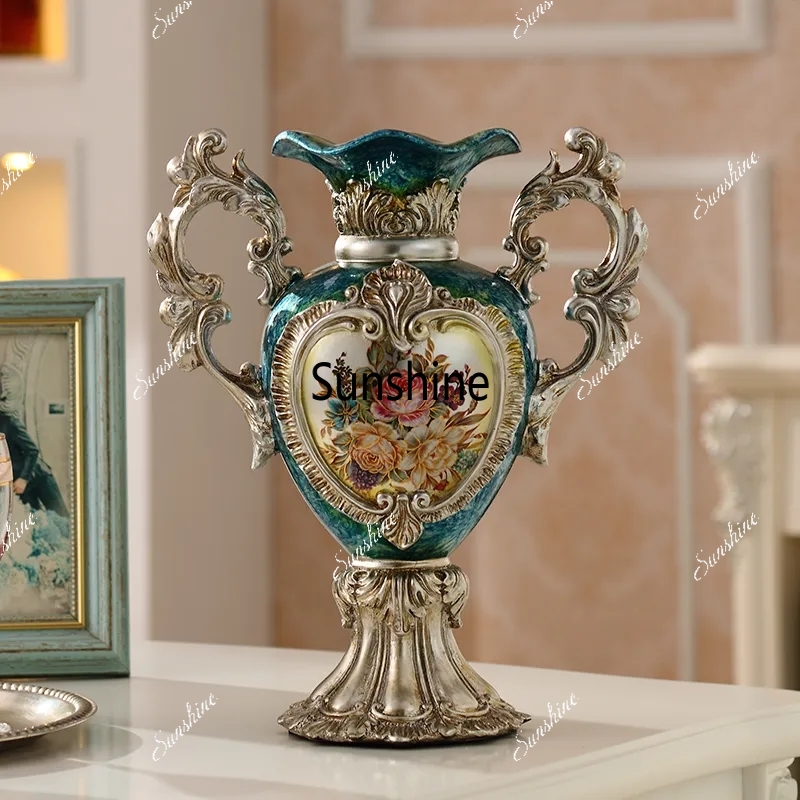 ヨーロッパの豪華な宮殿樹脂製花瓶装飾品、家の部屋のデスクトッ - Resin Art Gift For Wedding のレビューと価格