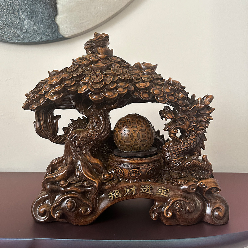 ￥ # 招財金宝 中国の旧正月装飾樹脂製ツリー オフィス/自 - Resin Art Meaning のレビューと価格