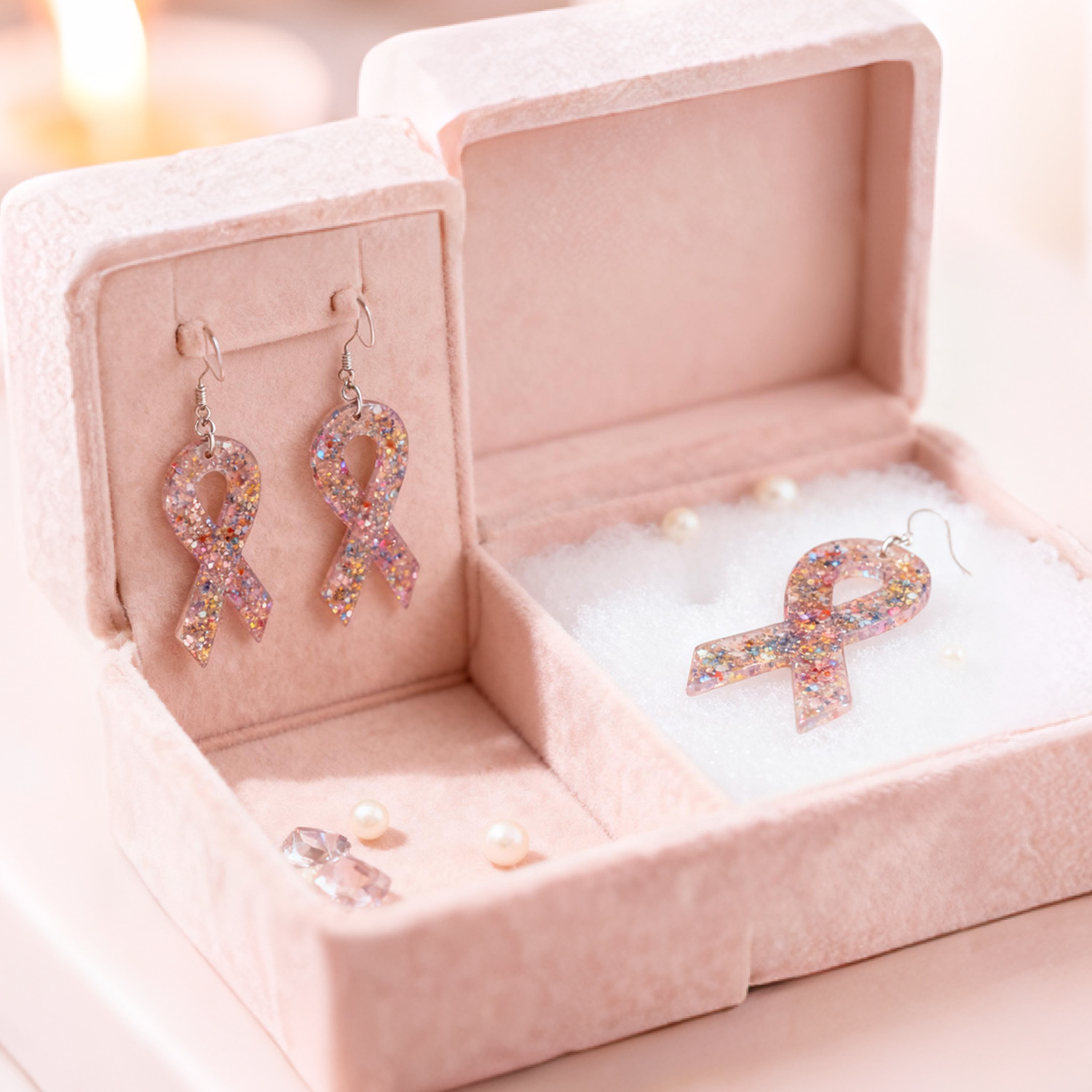 DIYリボンイヤリング樹脂型、イヤリングペンダント型、キーホ - Resin Art Products のレビューと価格