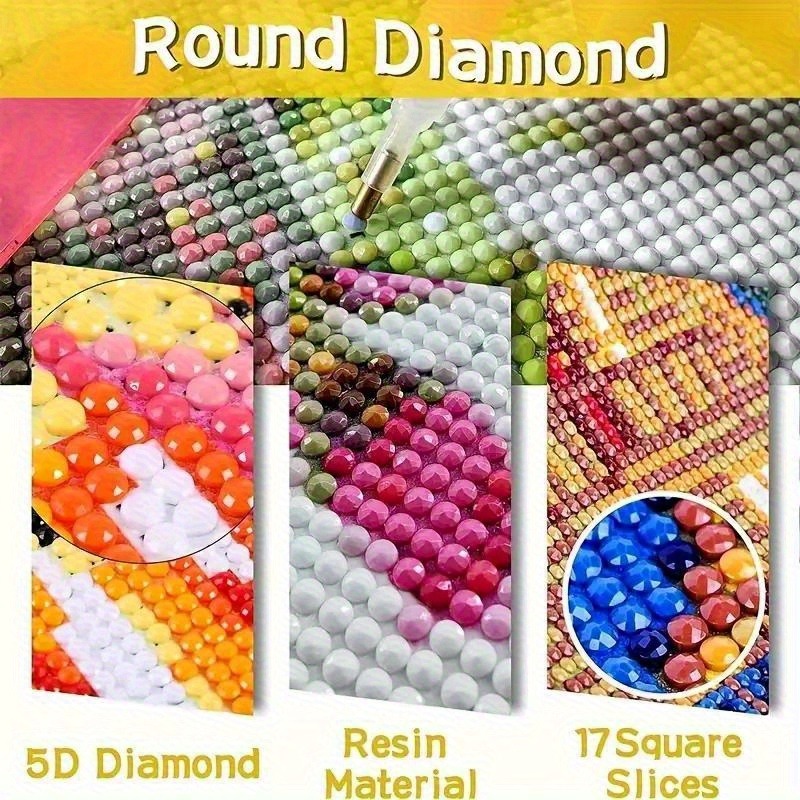 2Dフラットレトロダイヤモンドアート、ヴィンテージルームオー - Resin Art Meaning のレビューと価格