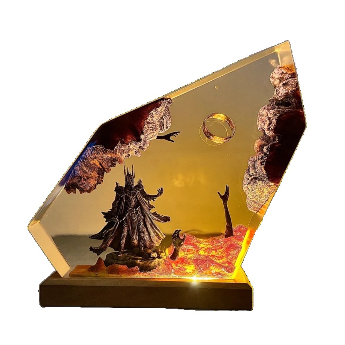 2026年新作 悪魔の王国 生物型樹脂製テーブルライト クリ - Resin Art Decoration Items のレビューと価格