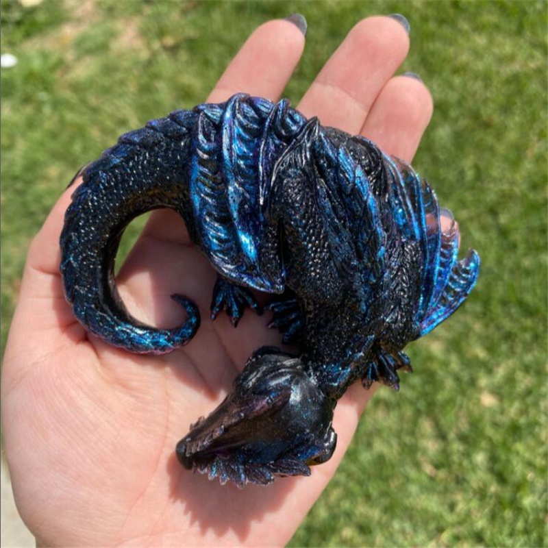 3 スタイルミラー眠いドラゴン恐竜シードラゴンの卵シリコーン - Resin Art Products のレビューと価格
