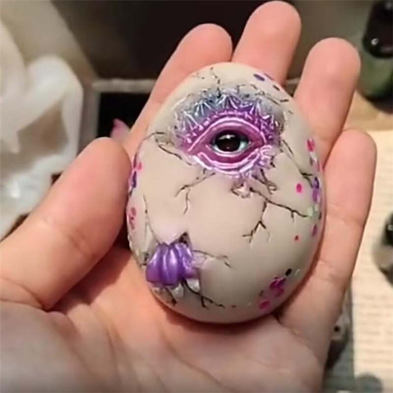 3 スタイルミラー眠いドラゴン恐竜シードラゴンの卵シリコーン - Resin Art Products のレビューと価格