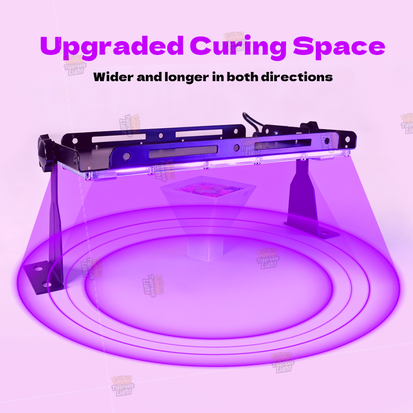 ハイアングルスタンドUVレジン硬化ランプ、96/144 LE - Resin Art Uv Light のレビューと価格
