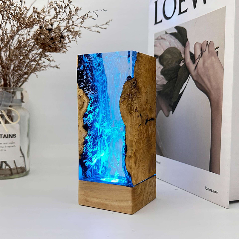 水中洞窟テーマ生物樹脂テーブルライトクリエイティブアート装飾 - Resin Art Lamp のレビューと価格