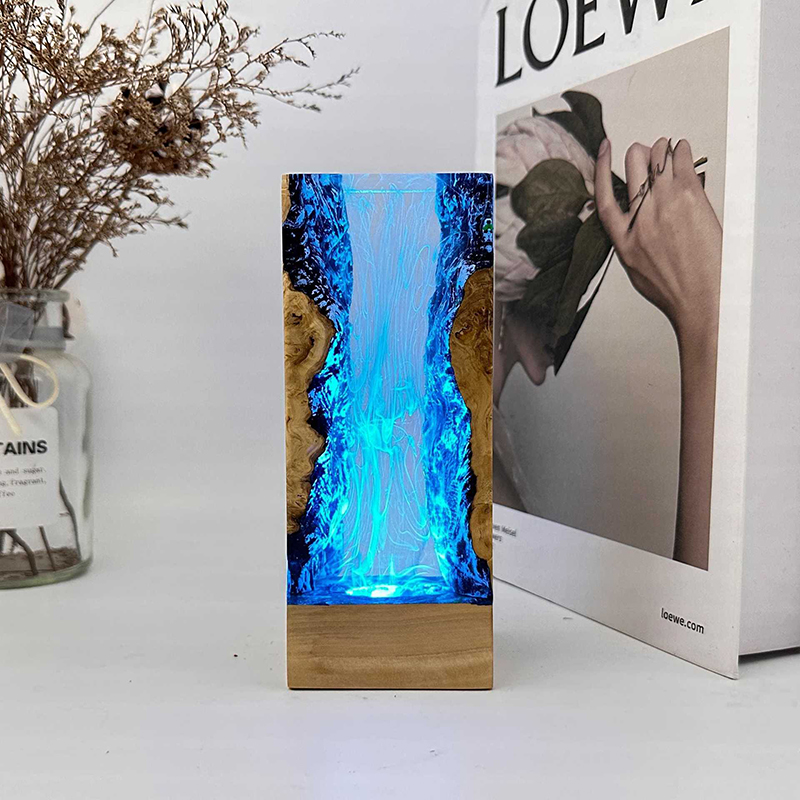 水中洞窟テーマ生物樹脂テーブルライトクリエイティブアート装飾 - Resin Art Lamp のレビューと価格