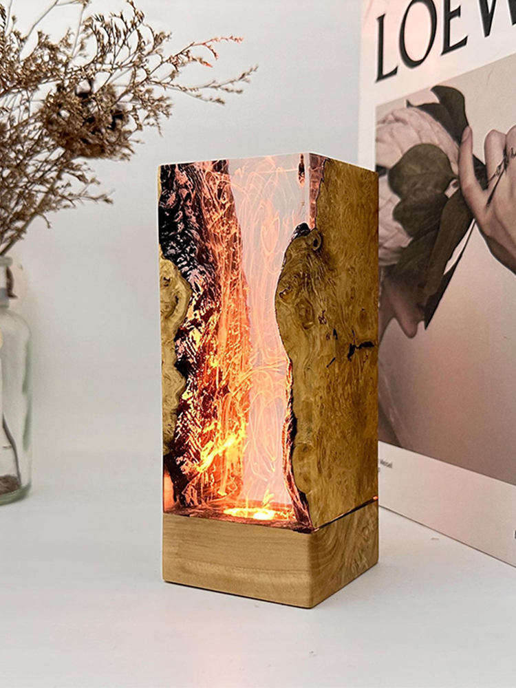 水中洞窟テーマ生物樹脂テーブルライトクリエイティブアート装飾 - Resin Art Lamp のレビューと価格