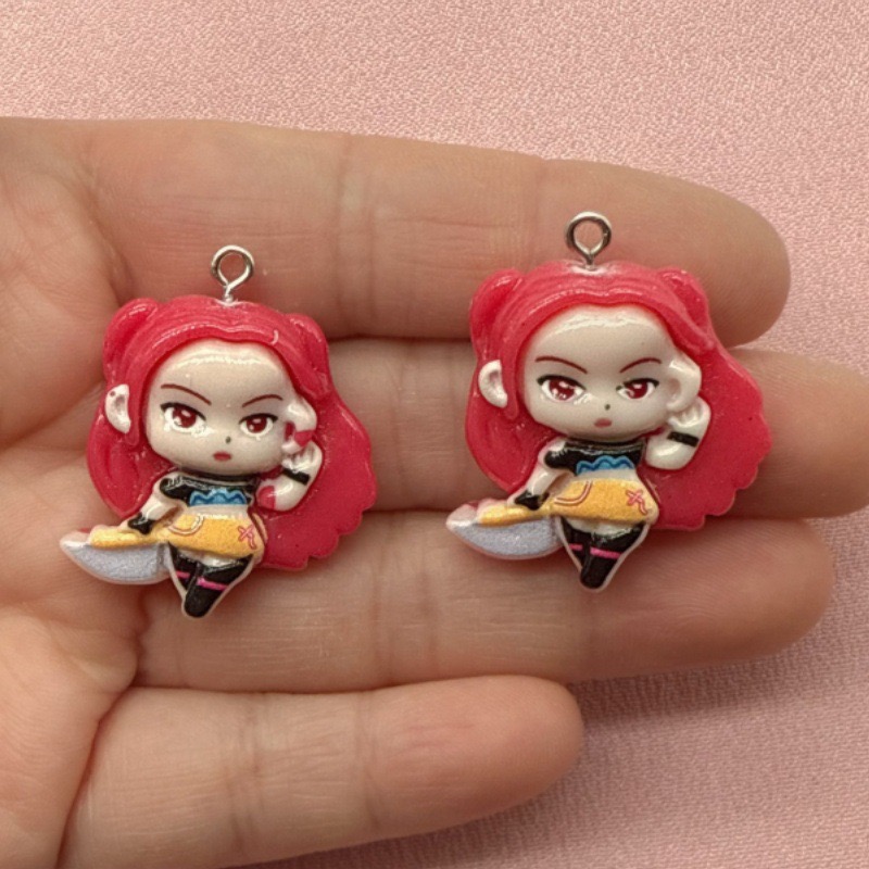 10個入り樹脂製漫画ペンダント、DIYジュエリー製作イヤリン - Resin Art Store のレビューと価格
