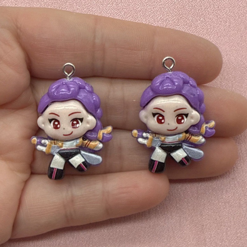 10個入り樹脂製漫画ペンダント、DIYジュエリー製作イヤリン - Resin Art Store のレビューと価格