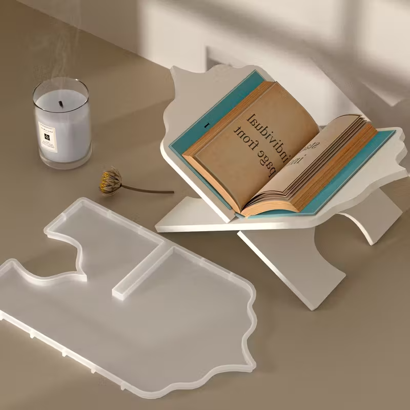 DIY折りたたみブックスタンドシリコンモールド手作りヴィンテ - Resin Art Quran のレビューと価格