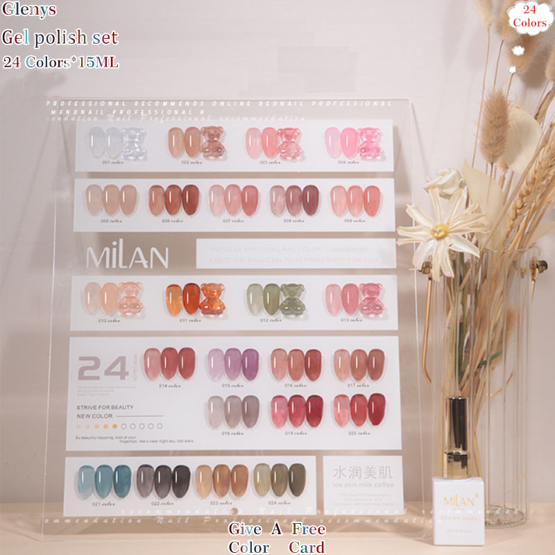 グレニーズ24色ネイルポリッシュグルー 全ネットワーク人気  - Resin Art Learning のレビューと価格