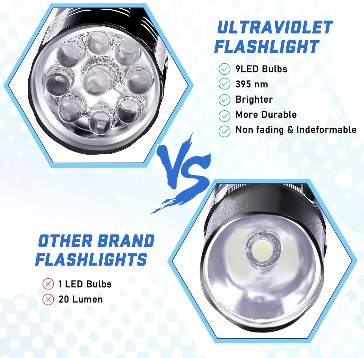 9LED懐中電灯 UVレジン硬化ランプ ライト LED 39 - Resin Art Lamp のレビューと価格