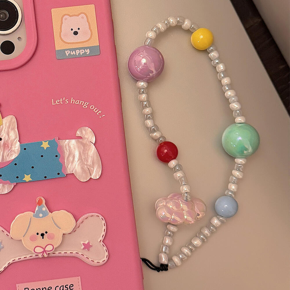 かわいい犬クマチーズペンダント携帯電話チェーンチャームキーホ - Resin Art Phone Case のレビューと価格