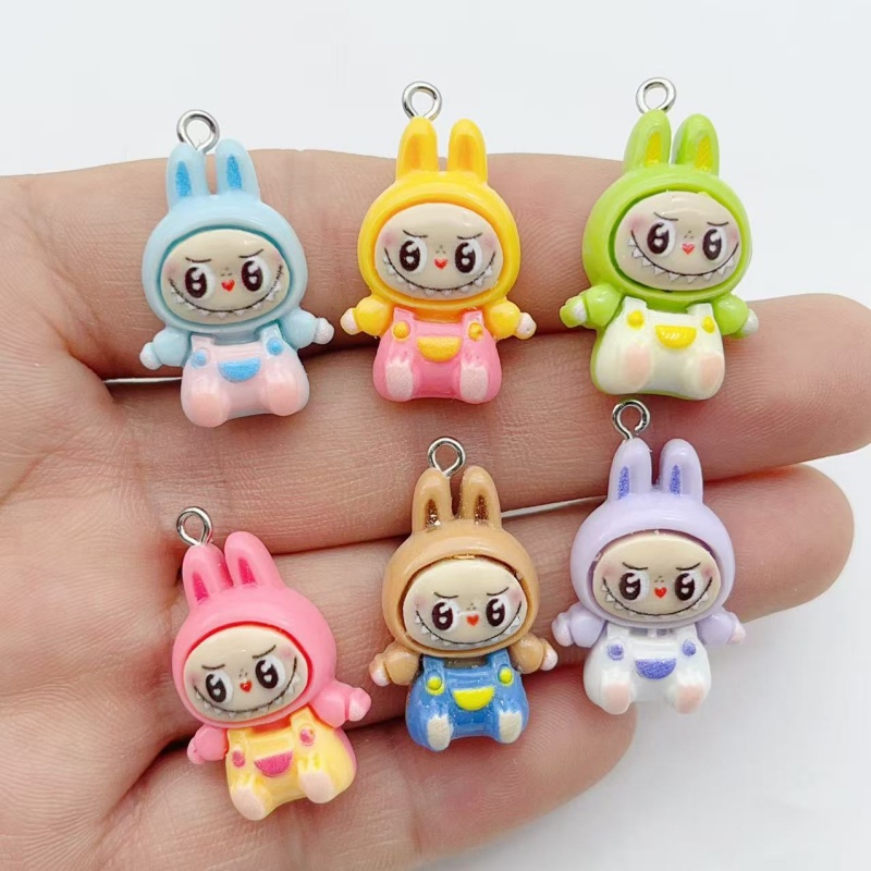 10 個かわいいウサギイチゴハウス樹脂チャーム素敵な漫画の動 - Resin Art Store のレビューと価格