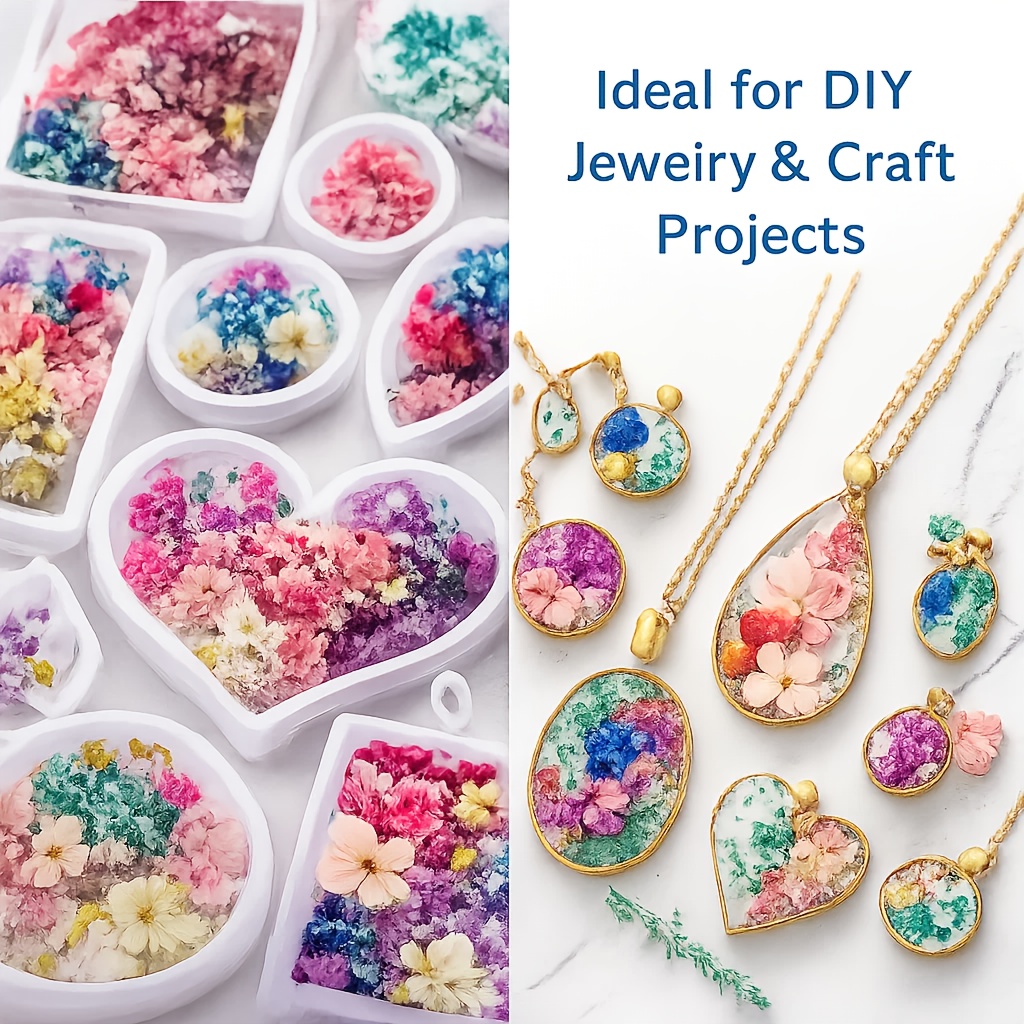 10箱入りミックスドライフラワーブーケセット - 既製の人工 - Resin Art Gift For Wedding のレビューと価格