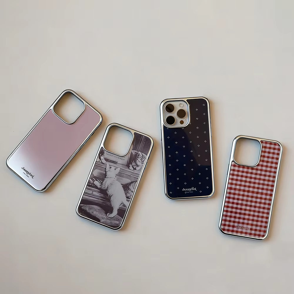 スタイリッシュな高級感あふれる模様の快適な電気メッキ加工ドリ - Resin Art Phone Case のレビューと価格