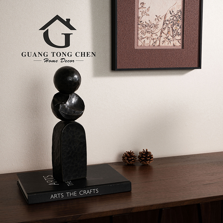 モダンアートデコ樹脂工芸品 幾何学模様インテリアテーブルキャ - Resin Art Decoration Items のレビューと価格