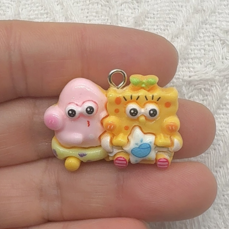 10個入り漫画風樹脂ペンダント、DIYジュエリー製作イヤリン - Resin Art Store のレビューと価格