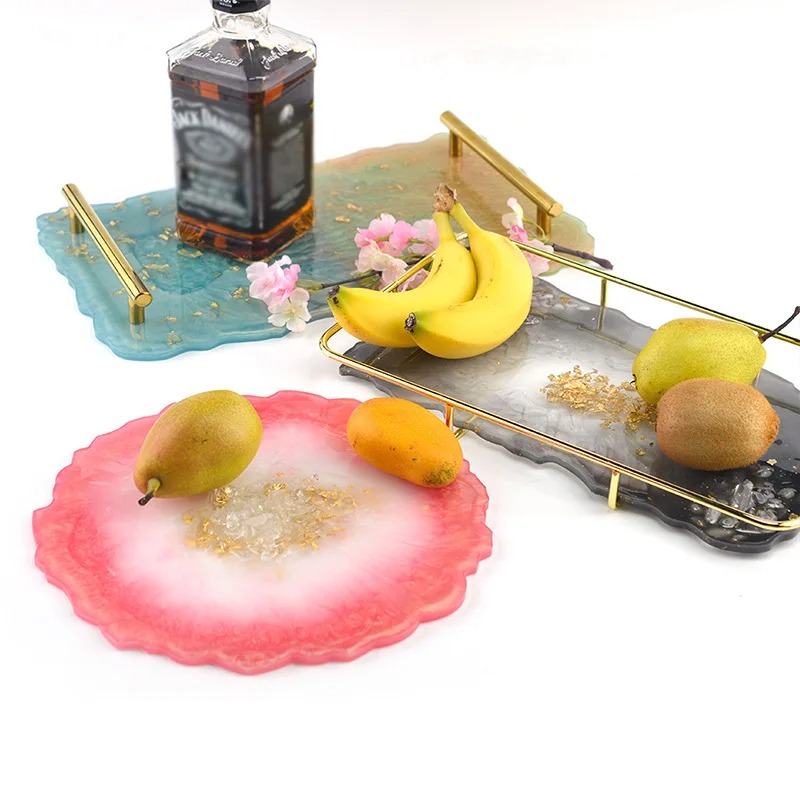 トレイエポキシ樹脂シリコンモールドDIY大型長方形ティープレ - Resin Art Products のレビューと価格