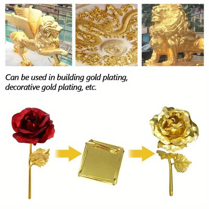 100枚入り 模造金銀銅箔紙 DIY樹脂キャンドル石膏クラフ - Resin Art Gift For Wedding のレビューと価格