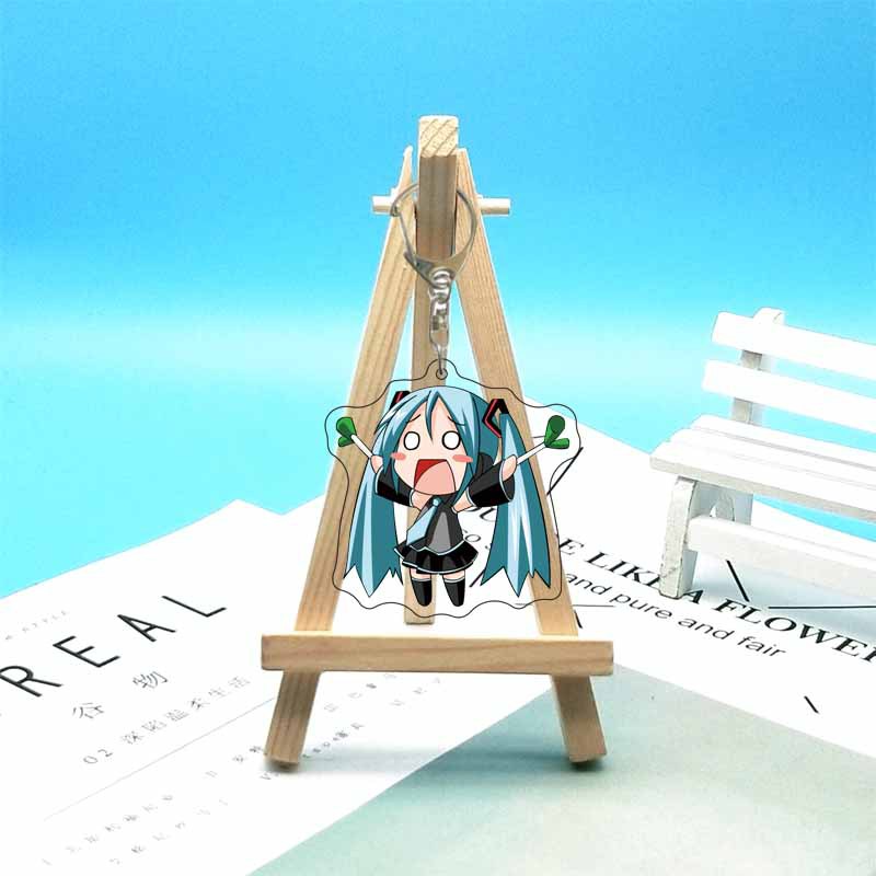 初音ミクアニメアクリルかわいいフィギュアバッグチャームキーリ - Resin Art Store のレビューと価格
