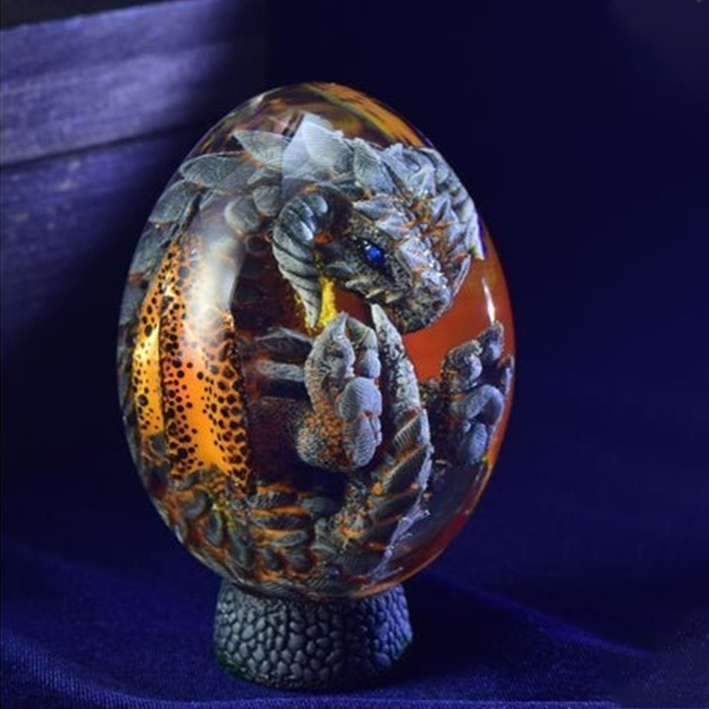 コスプレ恐竜,樹脂アート,彫刻,クリスタル,宝石,ハロウィー - Resin Art Sculptures のレビューと価格
