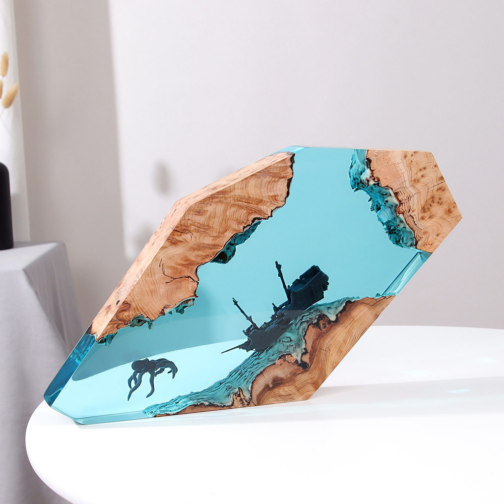 森の妖精鹿デスクトップアート、パーソナライズされた発光オーナ - Resin Art Craft のレビューと価格