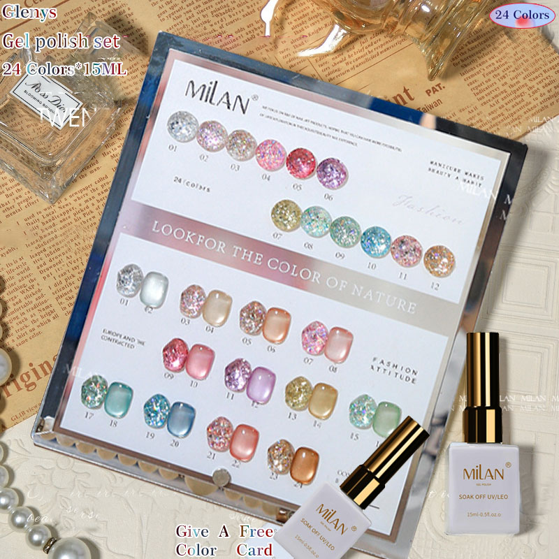 グレンイーズ 24色 ネイルポリッシュ グルー セミパーマネ - Resin Art Learning のレビューと価格