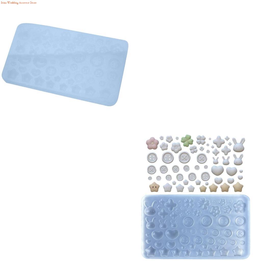 E06E 多用途シリコーン鋳造金型ボタンアクセサリー金型多彩 - Resin Art Class のレビューと価格