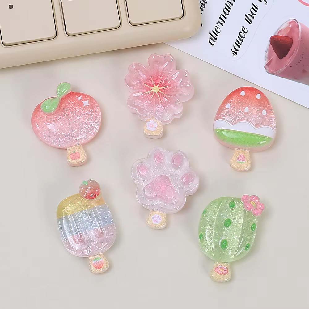 10 個かわいい透明夏ミニアイスクリーム樹脂チャーム DIY - Resin Art Phone Case のレビューと価格