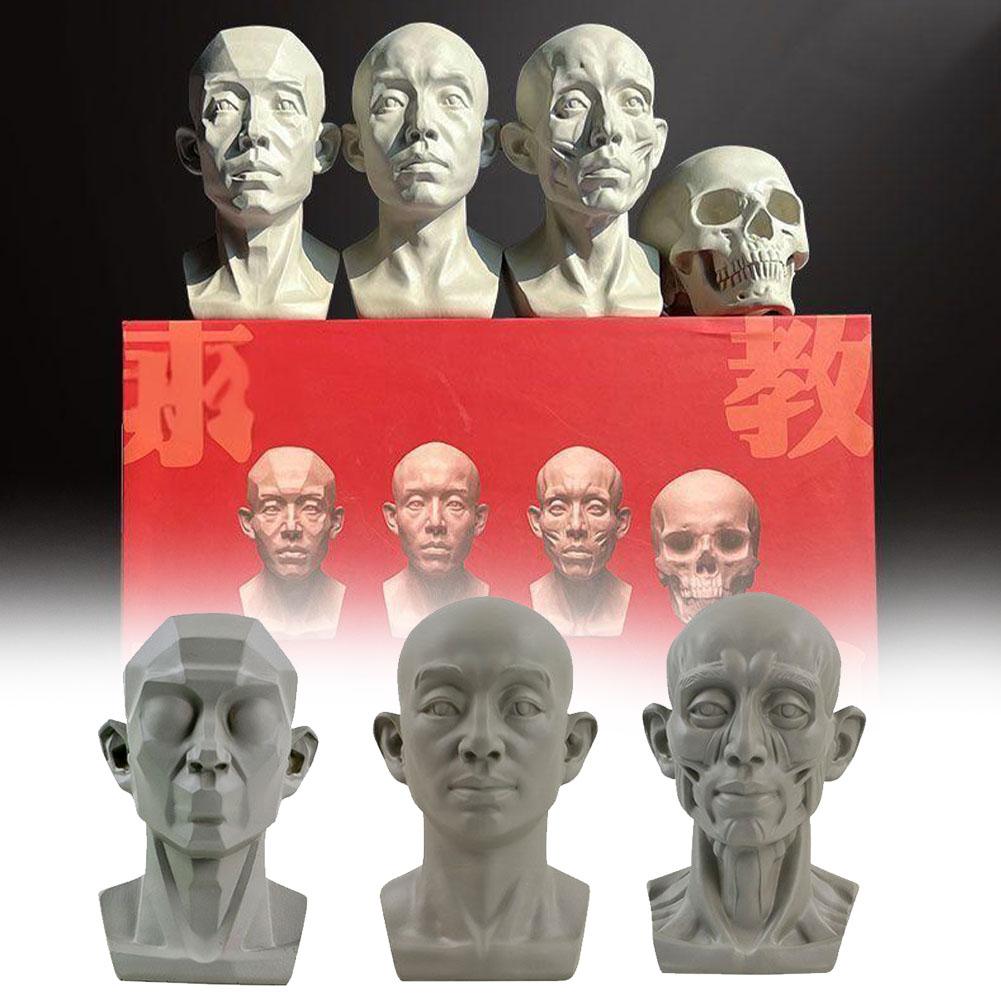 アート石膏ポートレート教材シミュレーションフラット石膏ツール - Resin Art Learning のレビューと価格